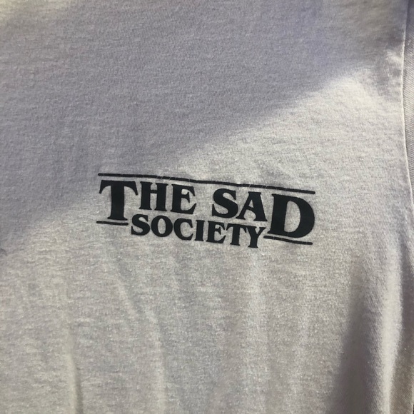 Red and White The Sad Society T-Shirt Bundle - Picture 6 of 7
